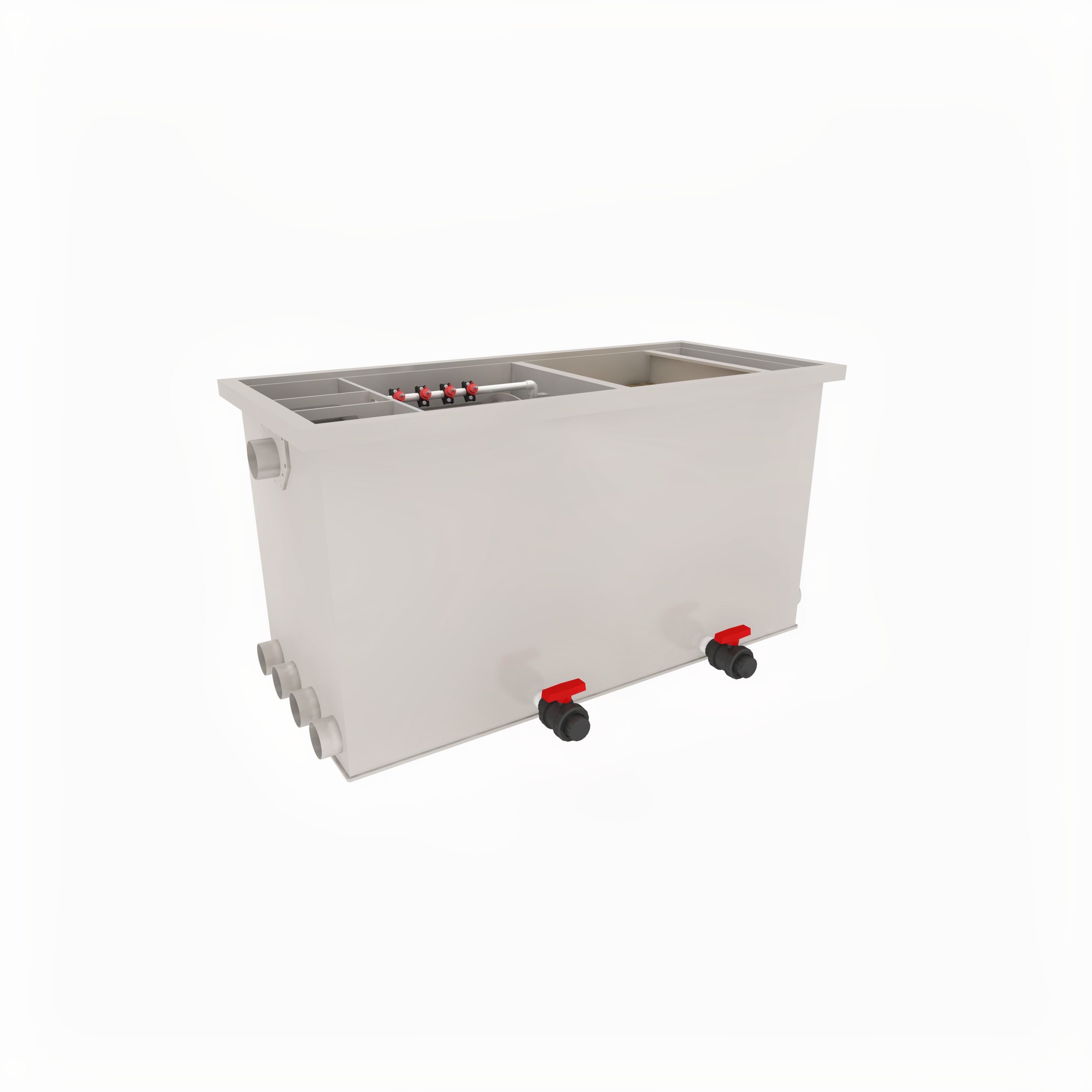 Combi Filter 50/55 XL [incl. 100L Hel-X Biocarrier] - Drum filter