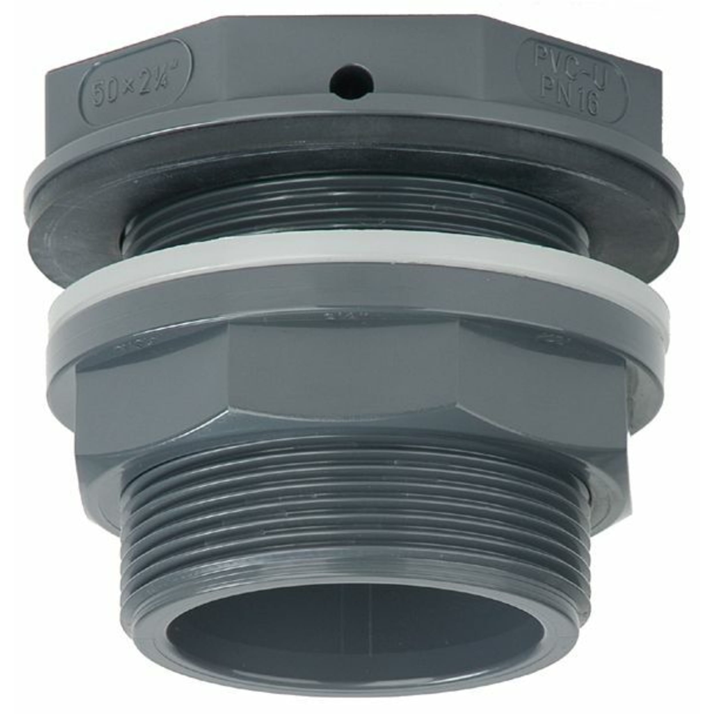 Tank bushing with flat outlet 63 mm