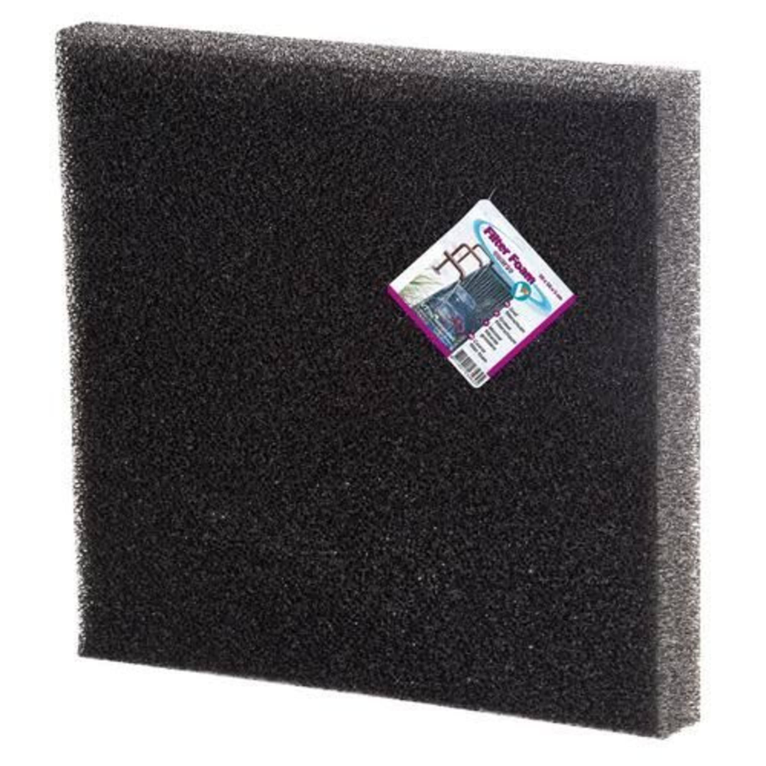 Filter foam 50 x 50 x 2 cm black - coarse Filter foam 50 x 50 x 2 cm black - coarse