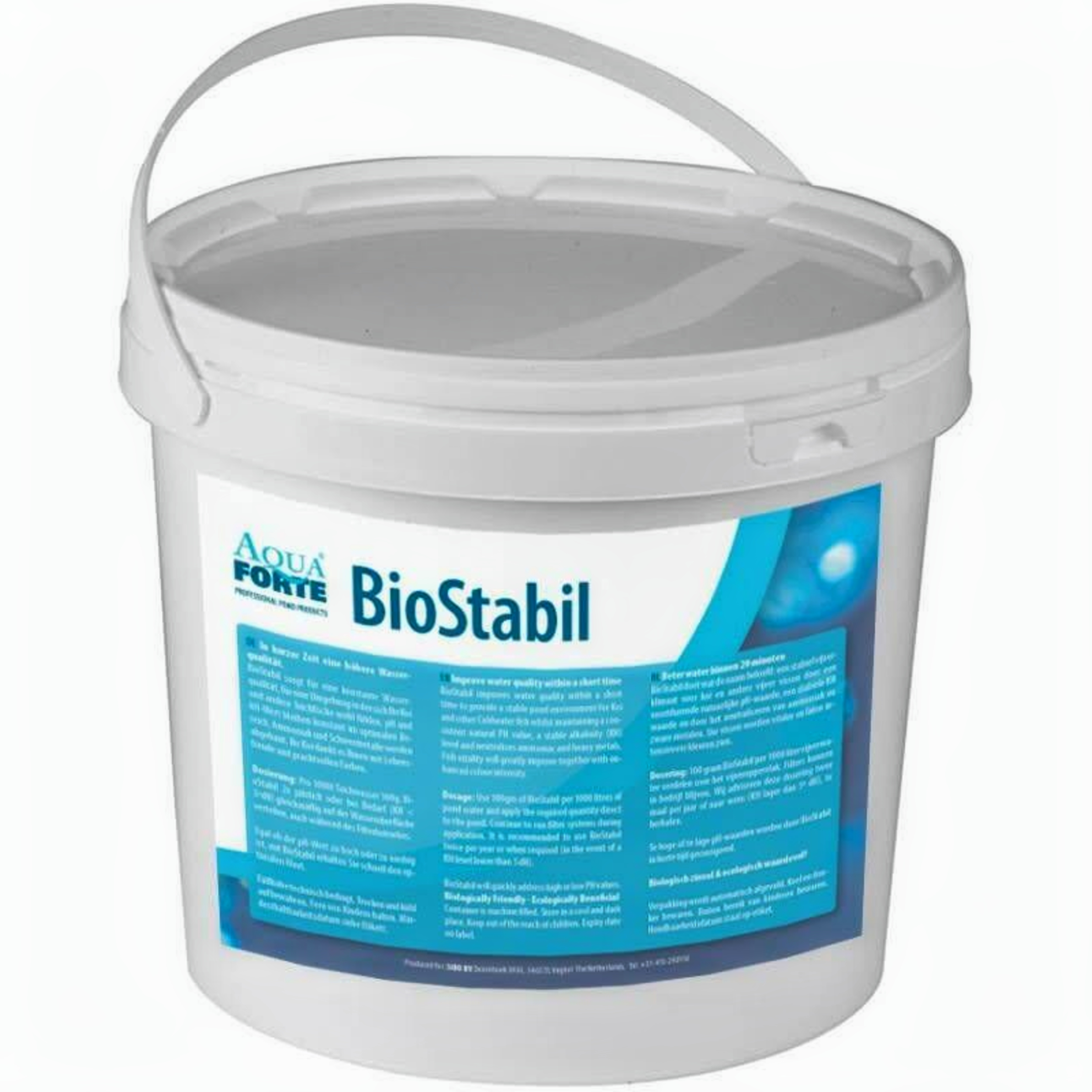 Biostabil water improvers - 2.5 kilos Paint Container, Bucket