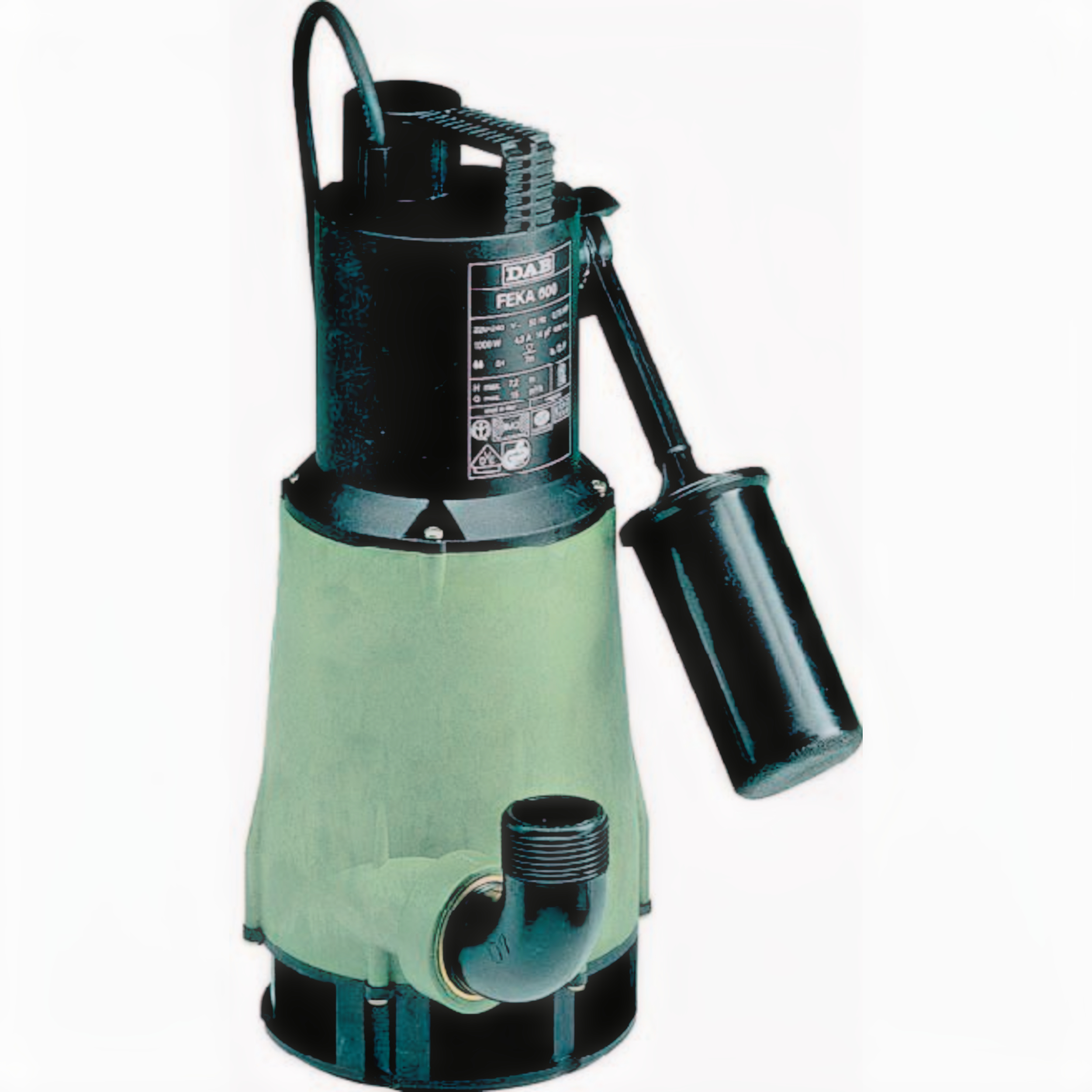 Submersible pump Feka 600M-NA without float Machine, Bottle, Shaker