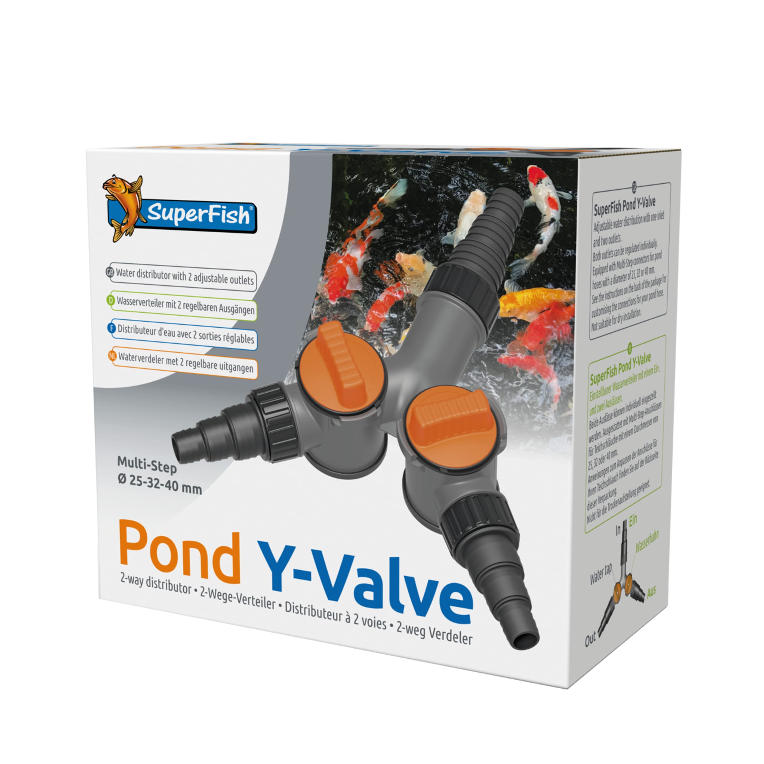 Pond Y Tap 25-32-40 Mm Pond Y Tap 25-32-40 Mm