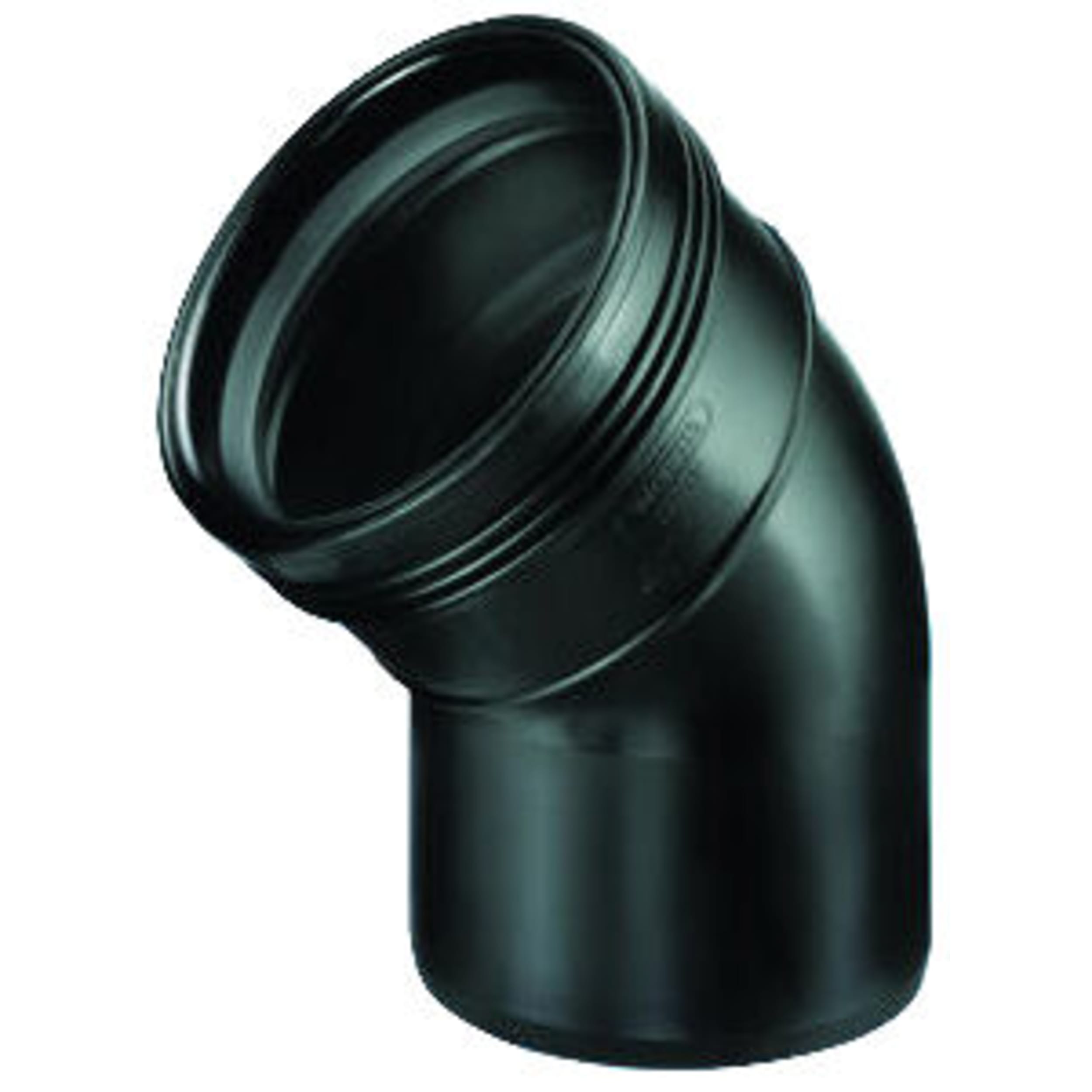 Bend pp 45 ° Spie x cuff black 110mm