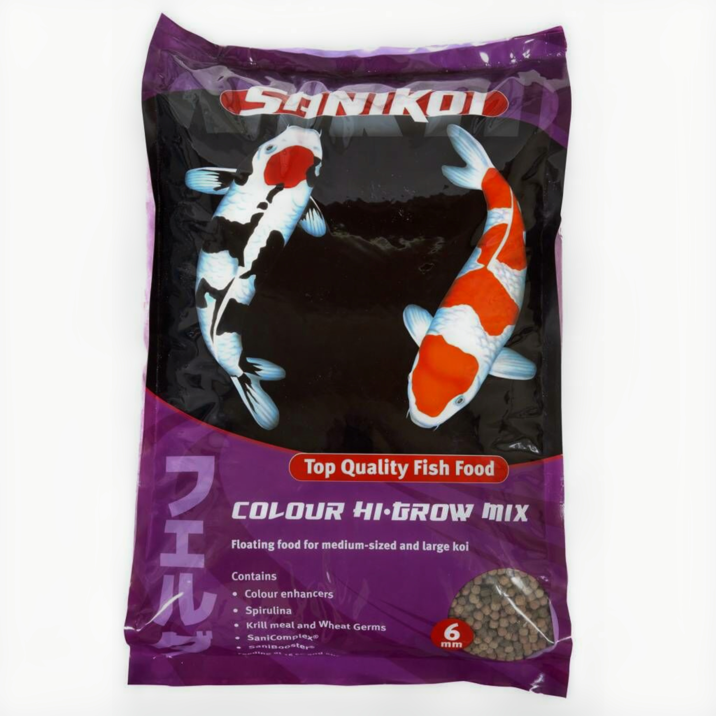 Color Hi-Grow Mix 6mm (10 liters) Animal, Fish, Sea Life, Carp, Koi