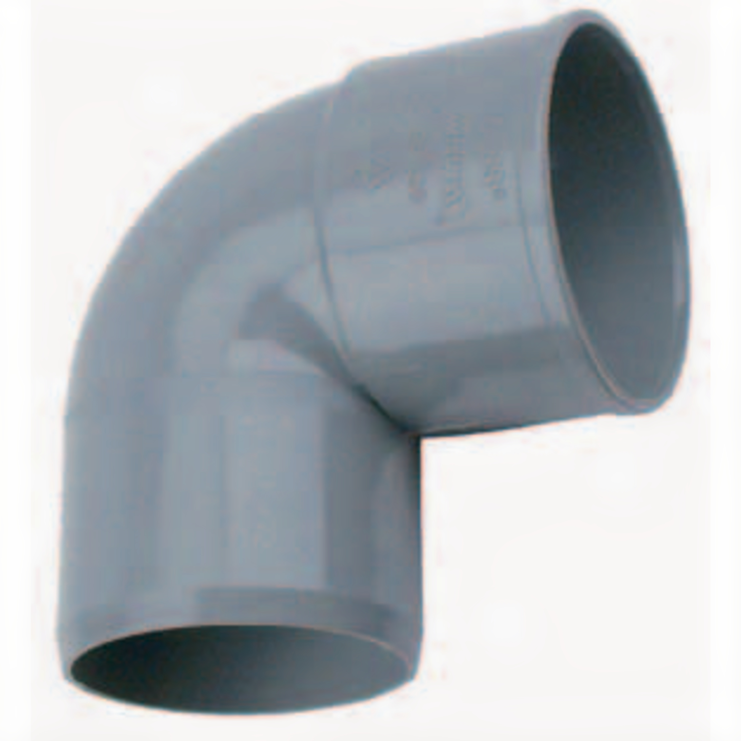 PVC elbow 88° sleeve x spigot 50mm