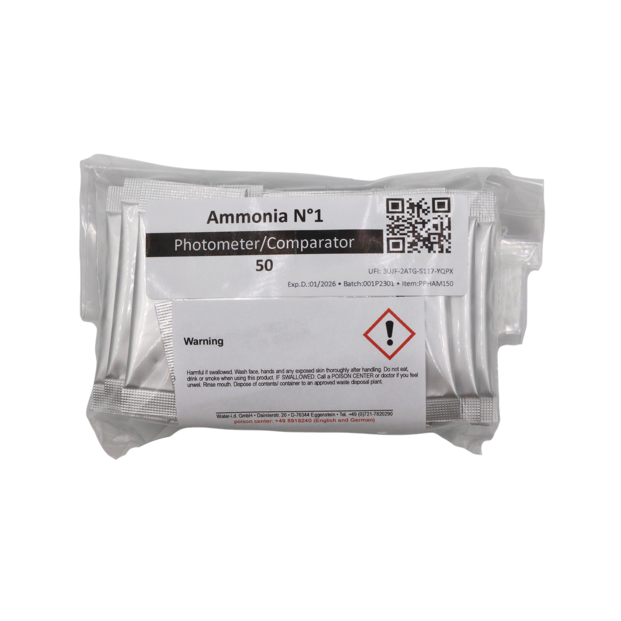 50 bags powder Ammonia N°1 for Poollab 2.0 50 bags powder Ammonia N°1 for Poollab 2.0