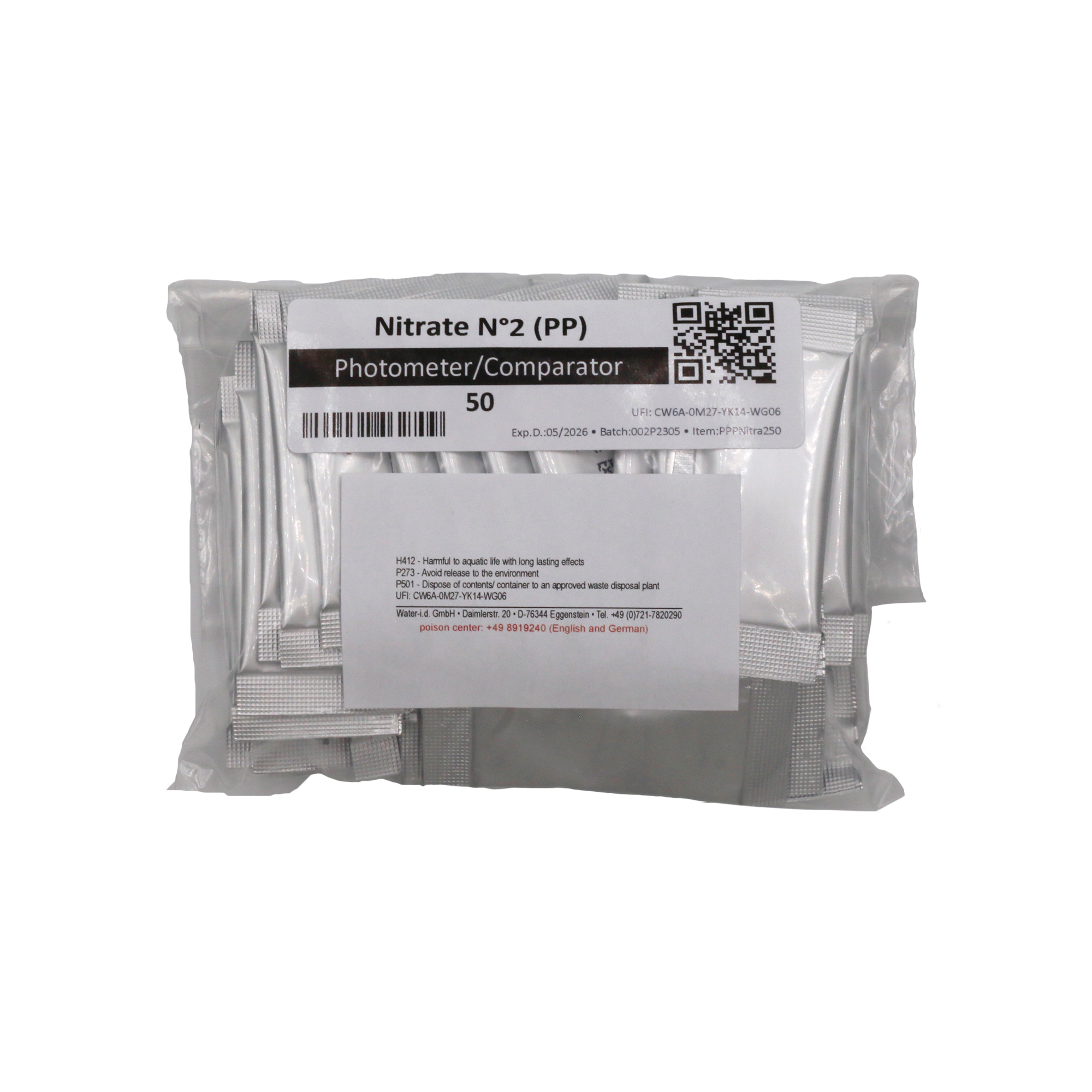 50 sachets powder Nitrate N°2 for Poollab 2.0 50 sachets powder Nitrate N°2 for Poollab 2.0