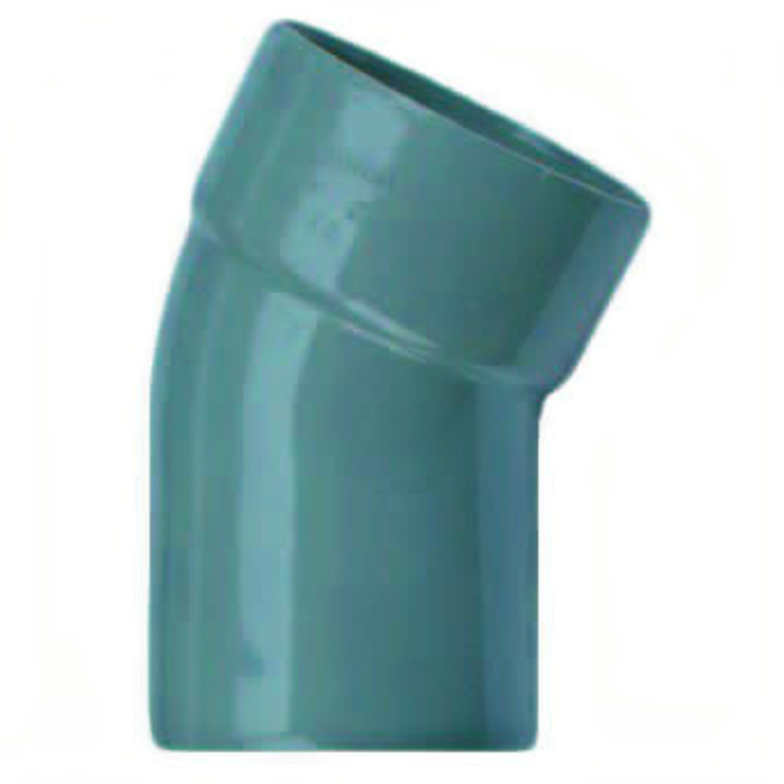 PVC Elbow 22° sleeve x spigot 75mm