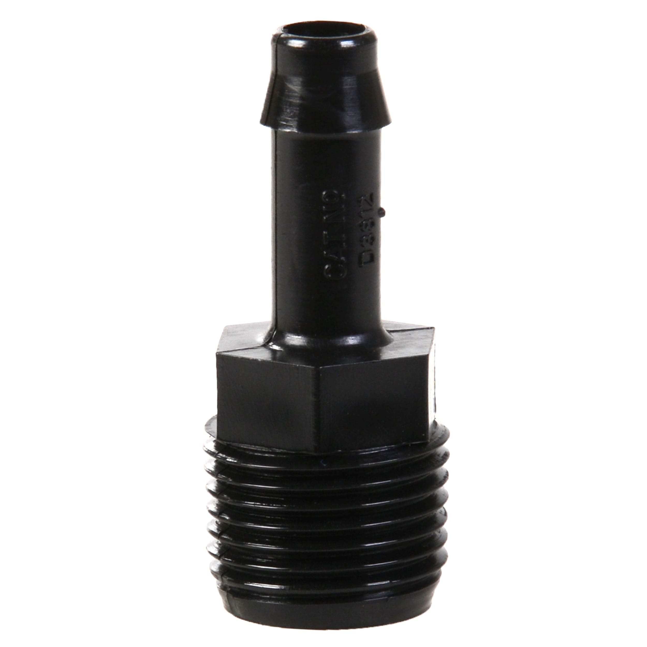 Hose pillar external wire x tulle pp black ½ "x 10mm Machine