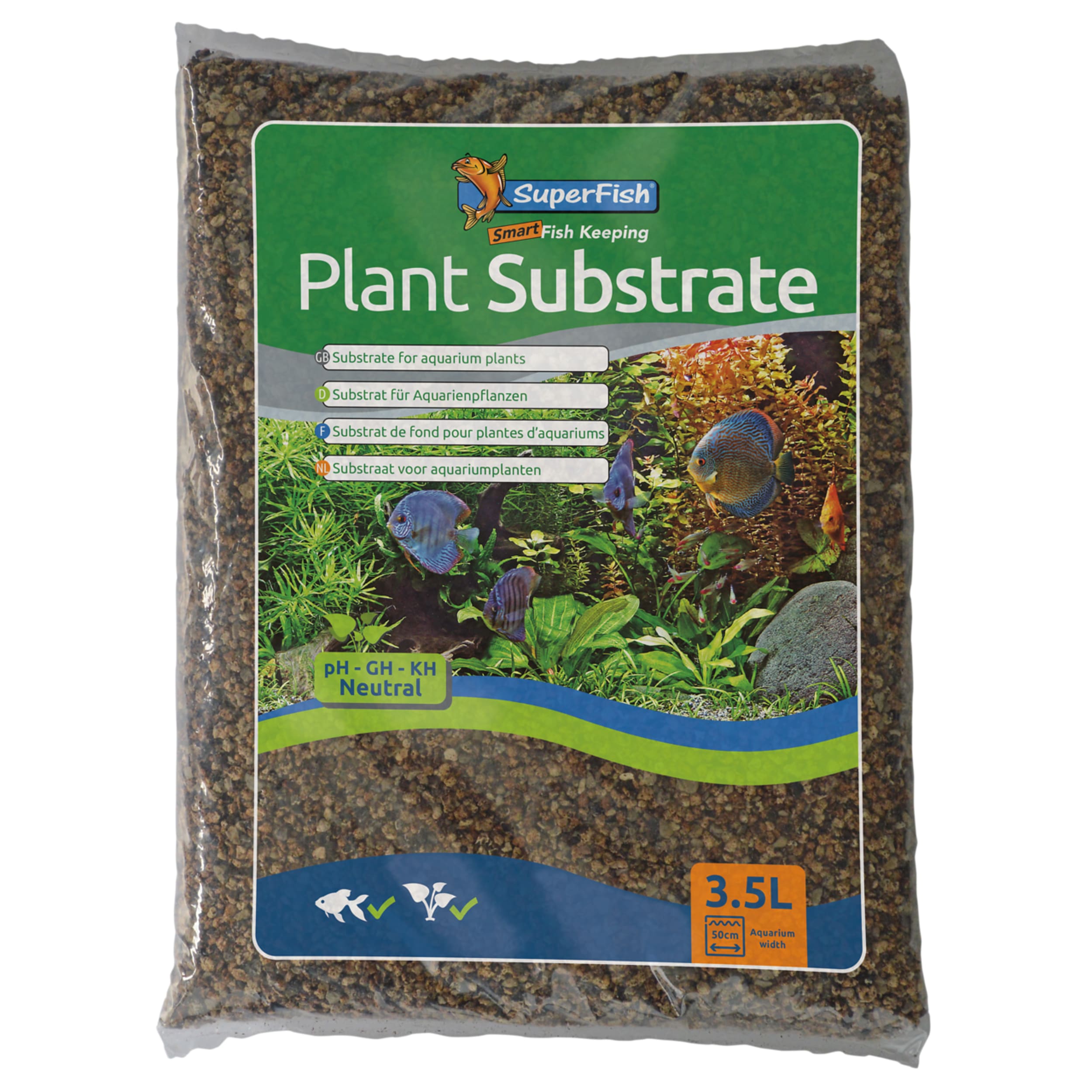 Aqua Plant Substraat 3.5L Herbal, Plant, Fish, Sea Life, Flax