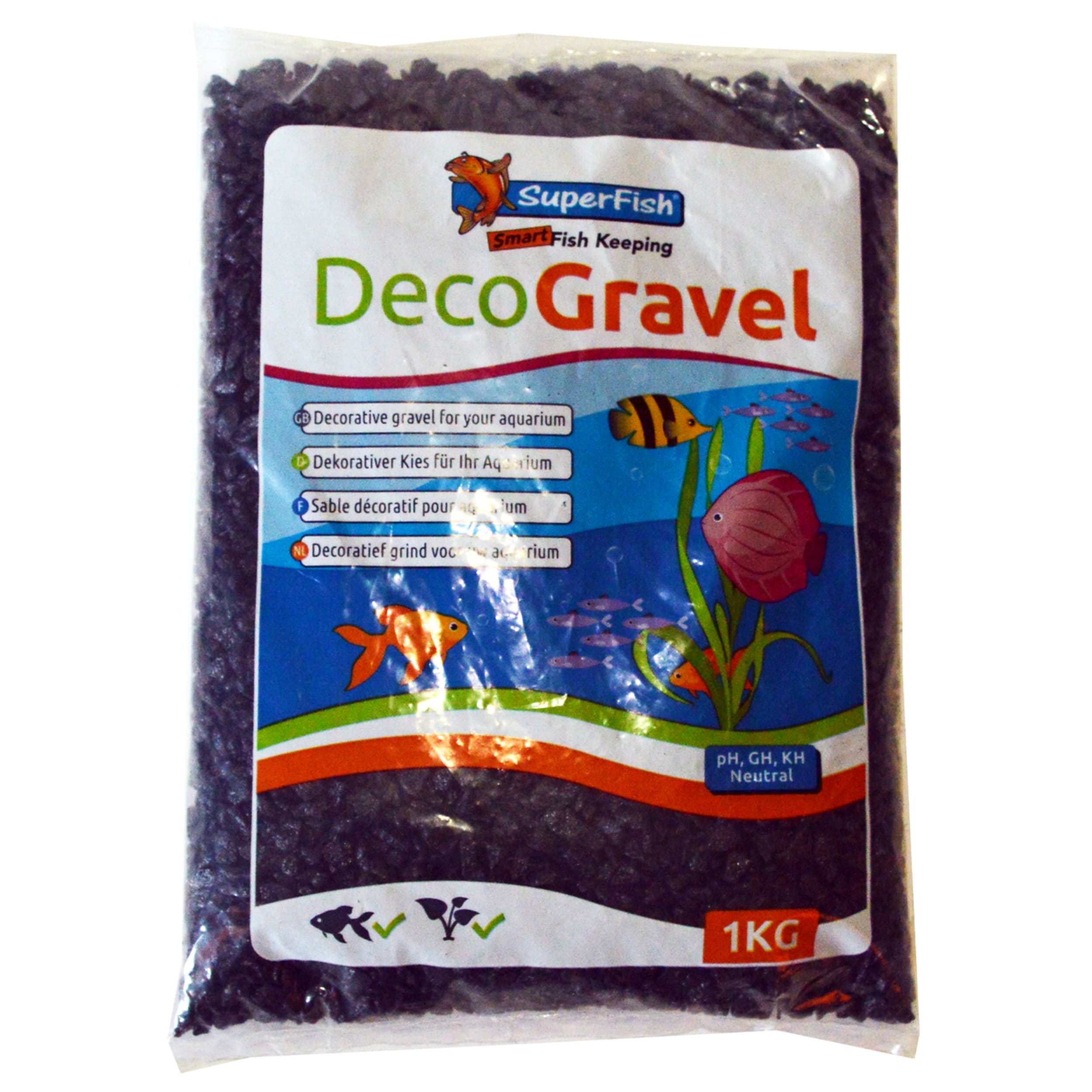 Deco gravel black 1 kg Deco gravel black 1 kg