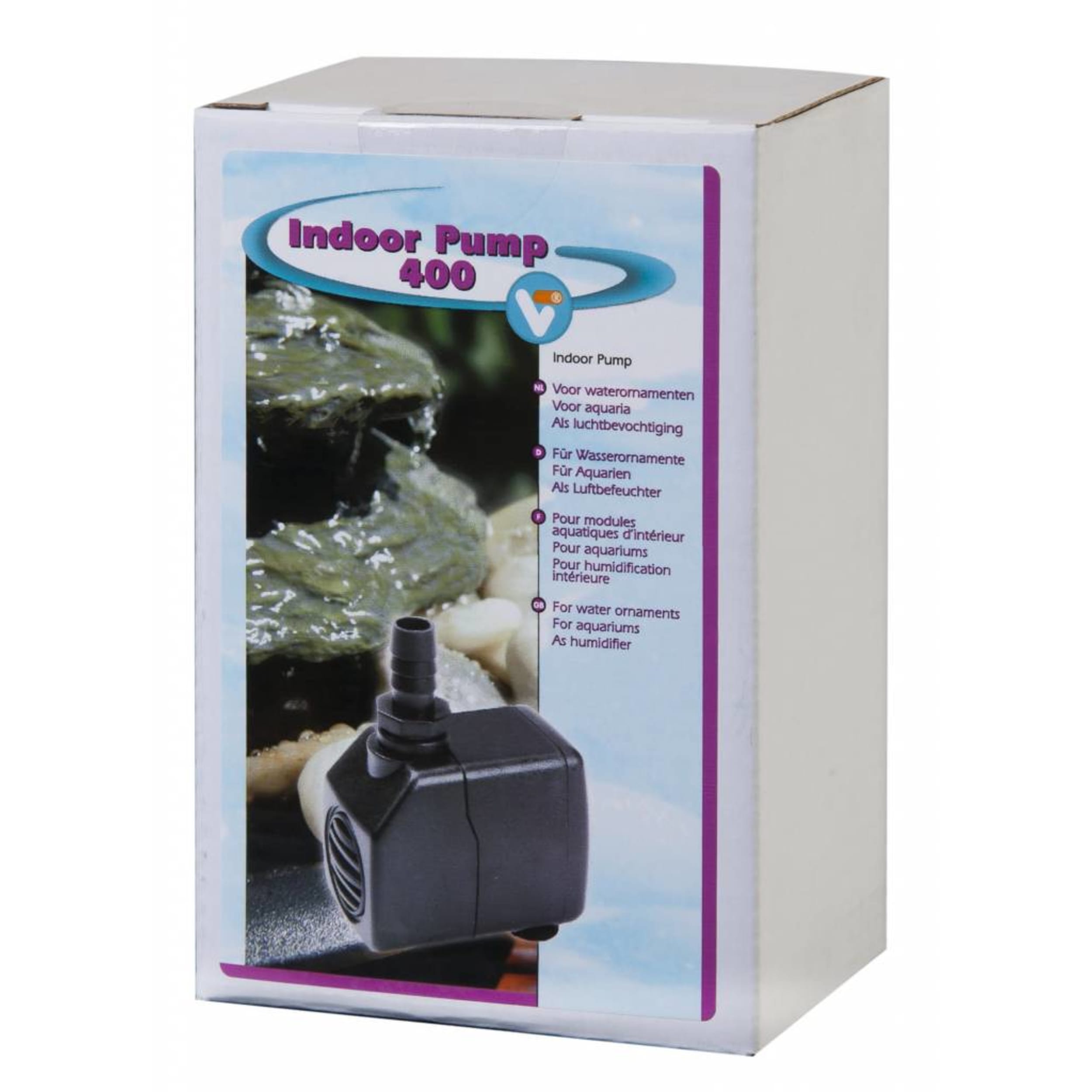 Fountain pump Indoor 400 Bottle, Adapter, Electronics