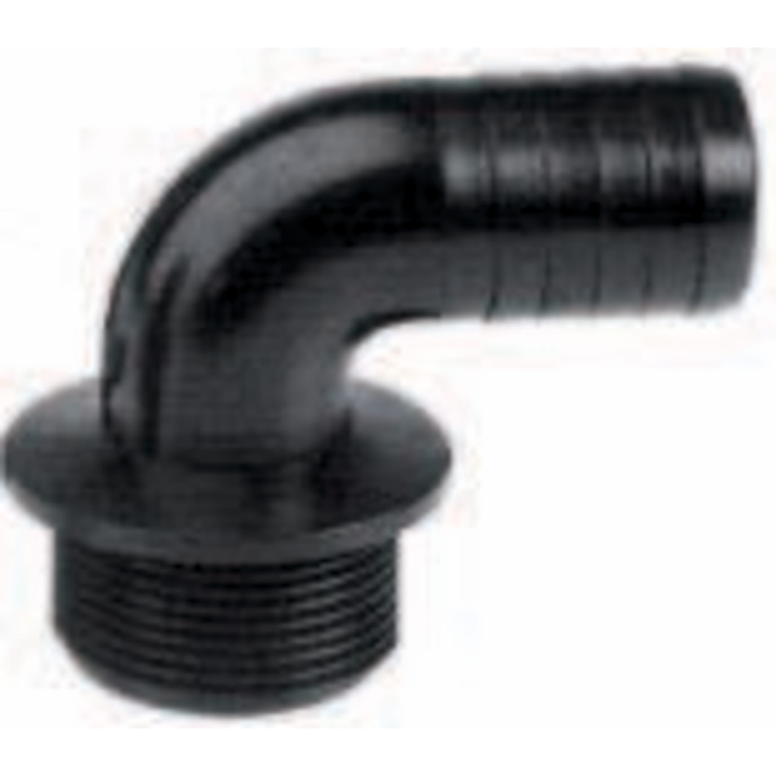 Angle hose pillar external wire x tulle pp black 1/2 "x 19mm