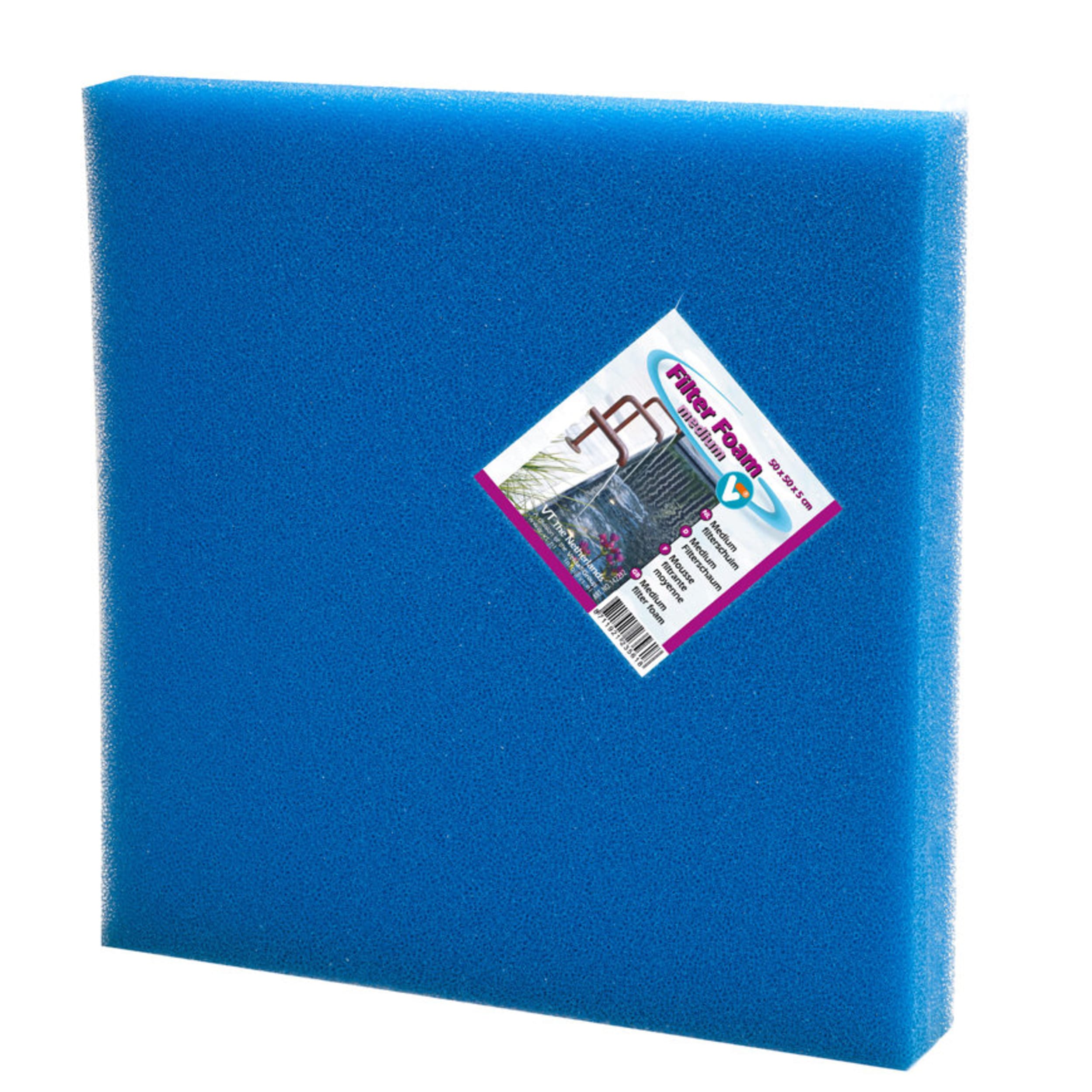 Filter foam 50 x 50 x 5 cm blue - Medium File Binder