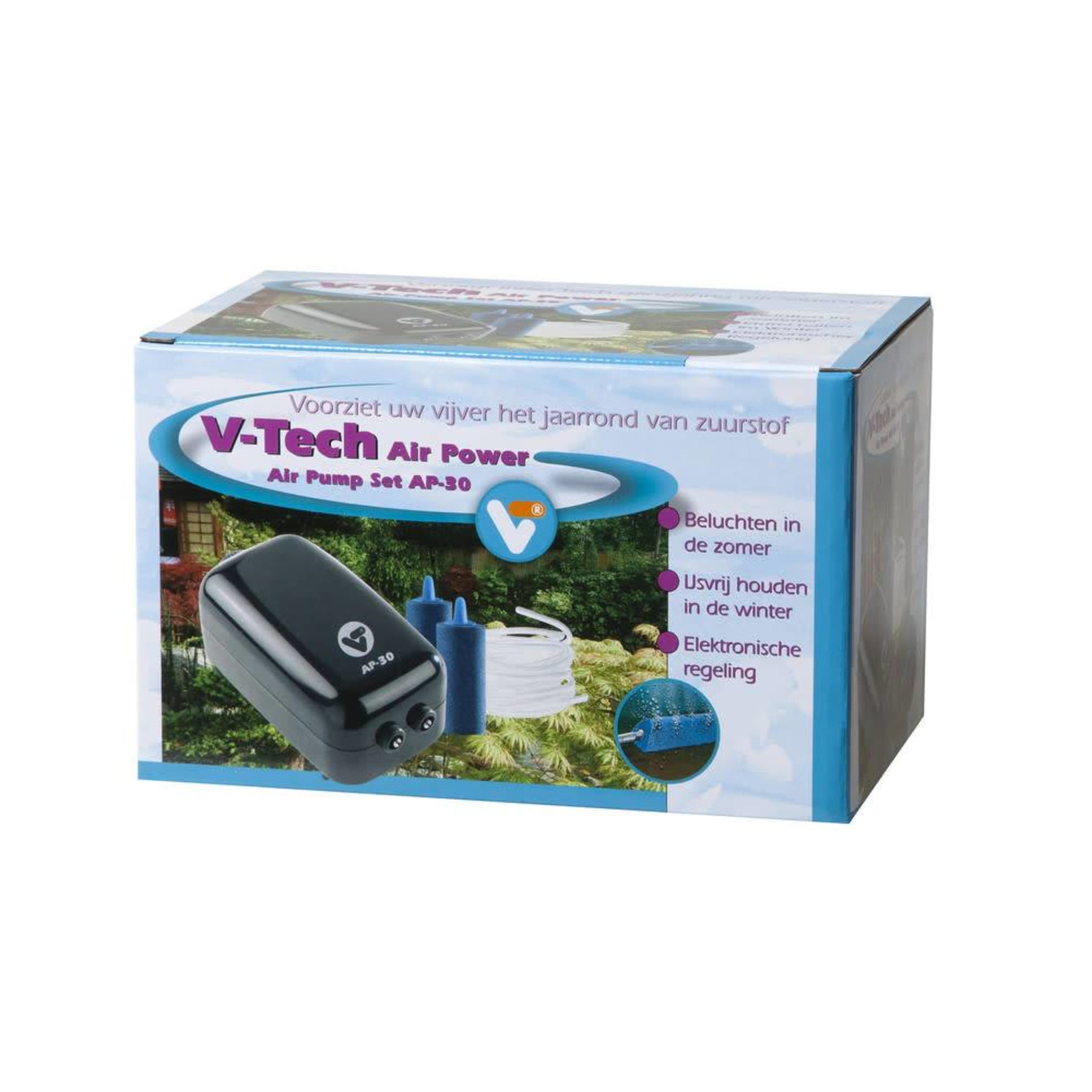 Air pump AP-30 including airstone, hose & membrane Adapter, Electronics