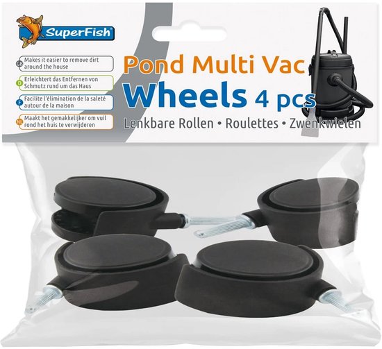 Pond Multi Vac Casters 4 Pcs