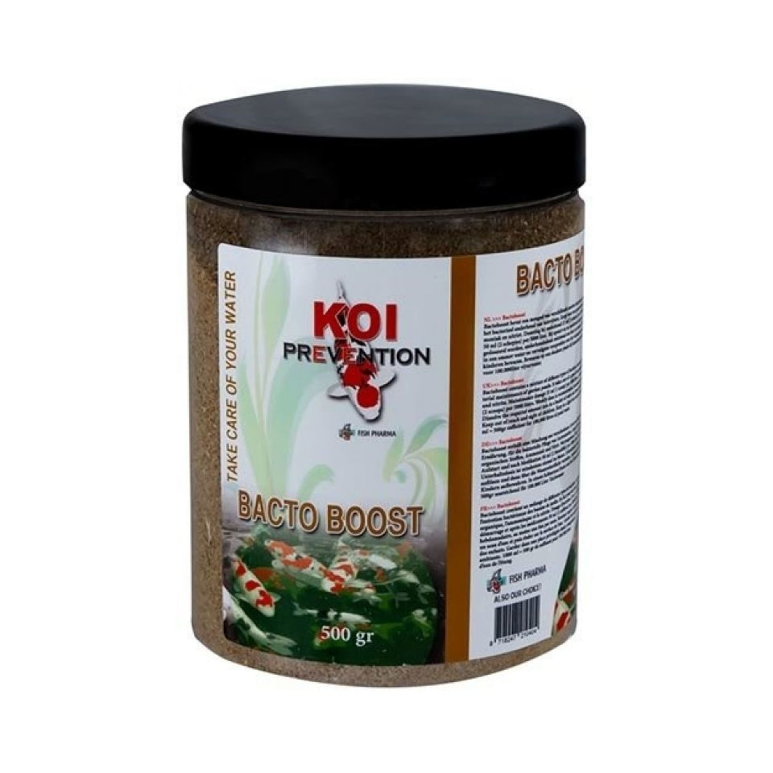 Koi Prevention Bacto Boost 500 gr Herbal, Plant, Cup, Can, Tin