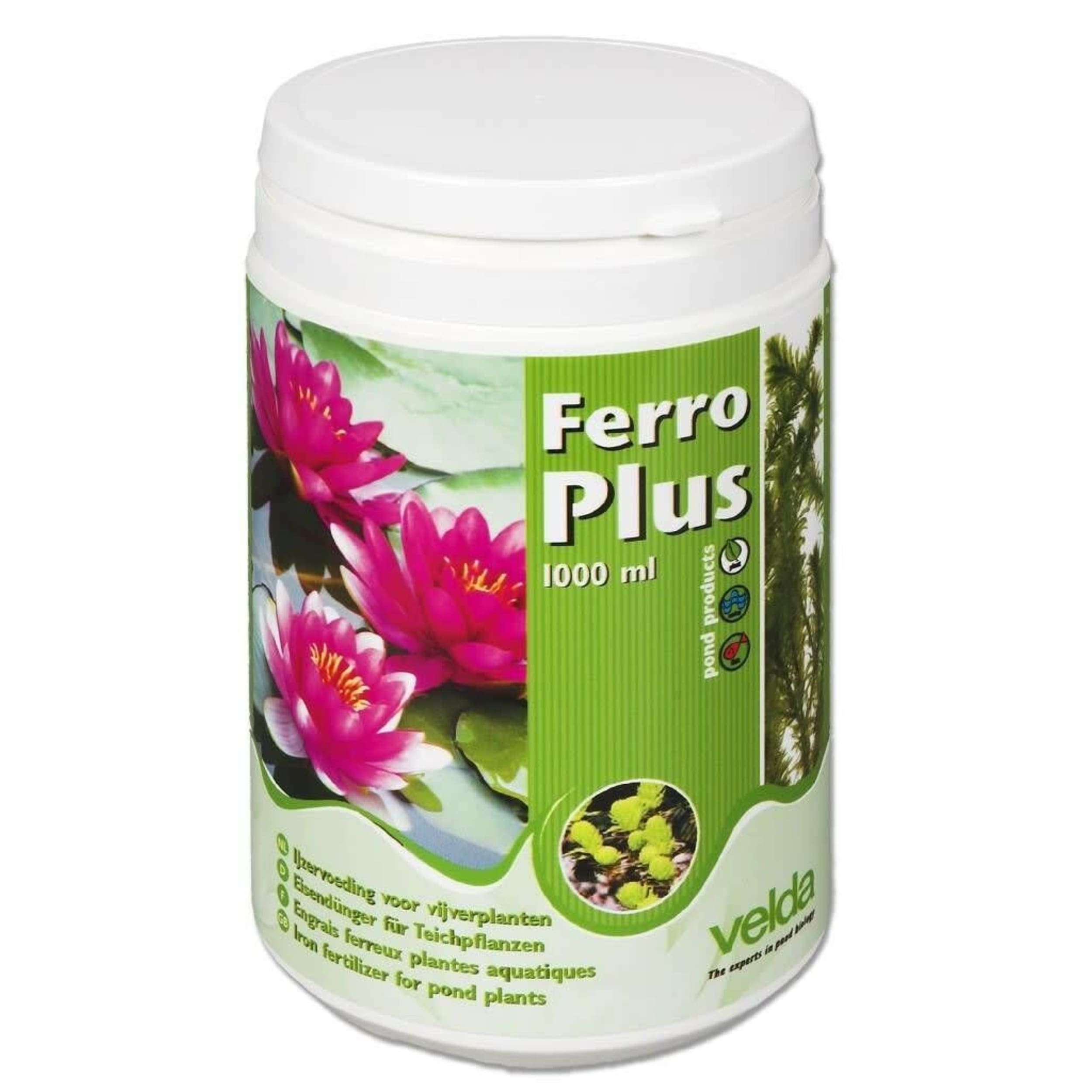 Ferro Plus - 1,000 ml Herbal, Plant, Flower, Can, Tin